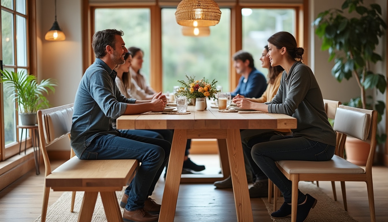 Bancs ou chaises autour d&rsquo;une table : ce qui se vit mieux