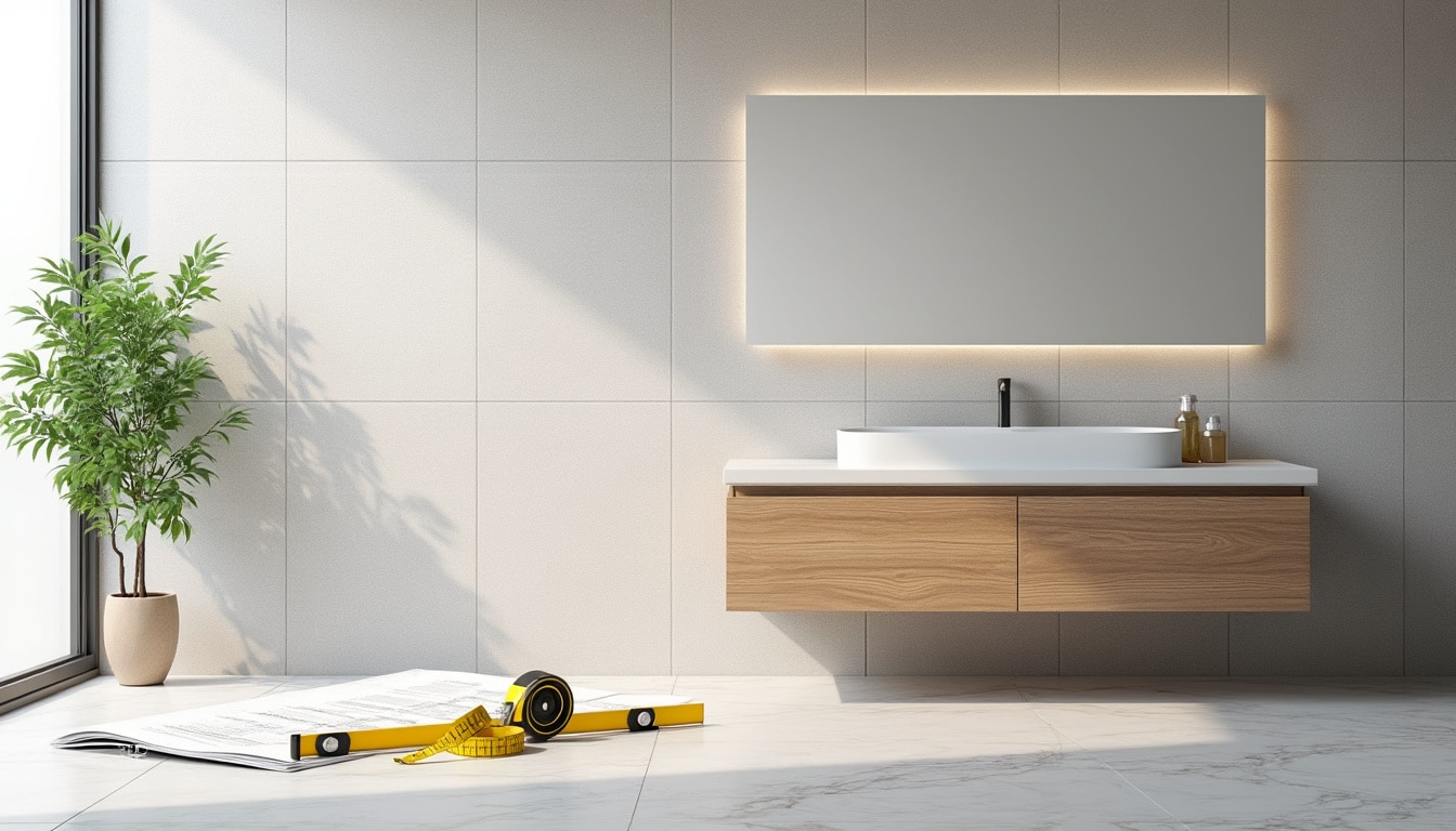 Decotec meuble salle de bain : à prévoir avant la pose
