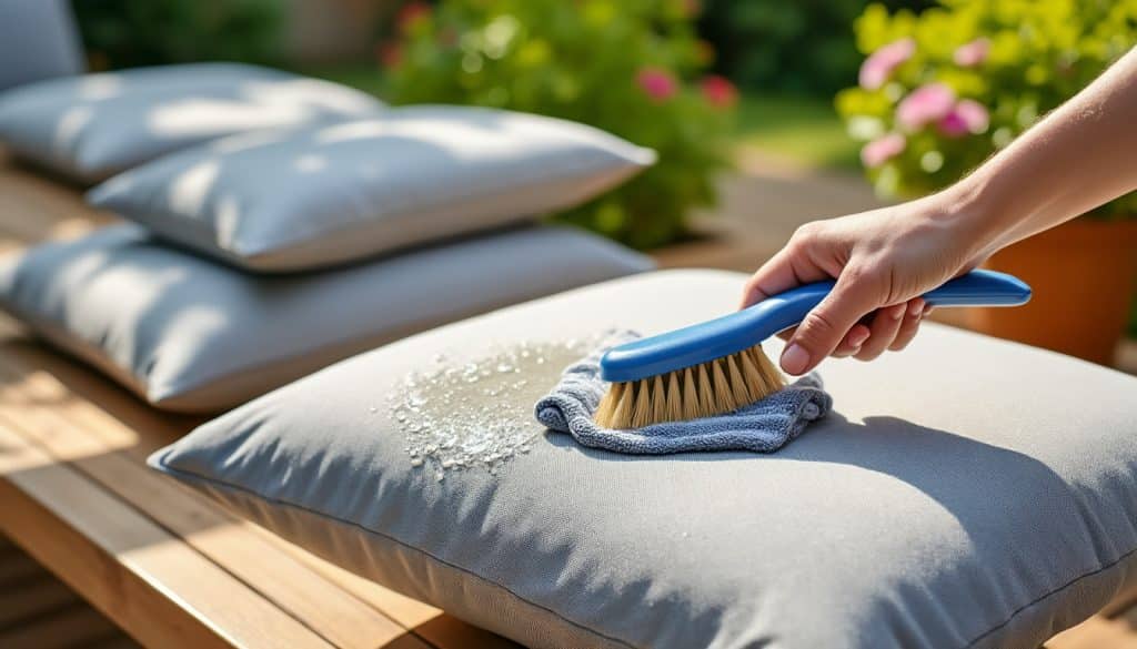 Déperlance et moisissure des coussins : l&rsquo;entretien qui les sauve