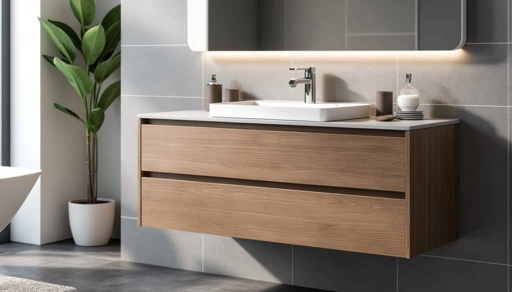 Meuble salle de bain 60 : puissance, rendement et pose
