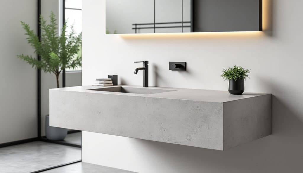 Meuble salle de bain beton cellulaire : coût et entretien