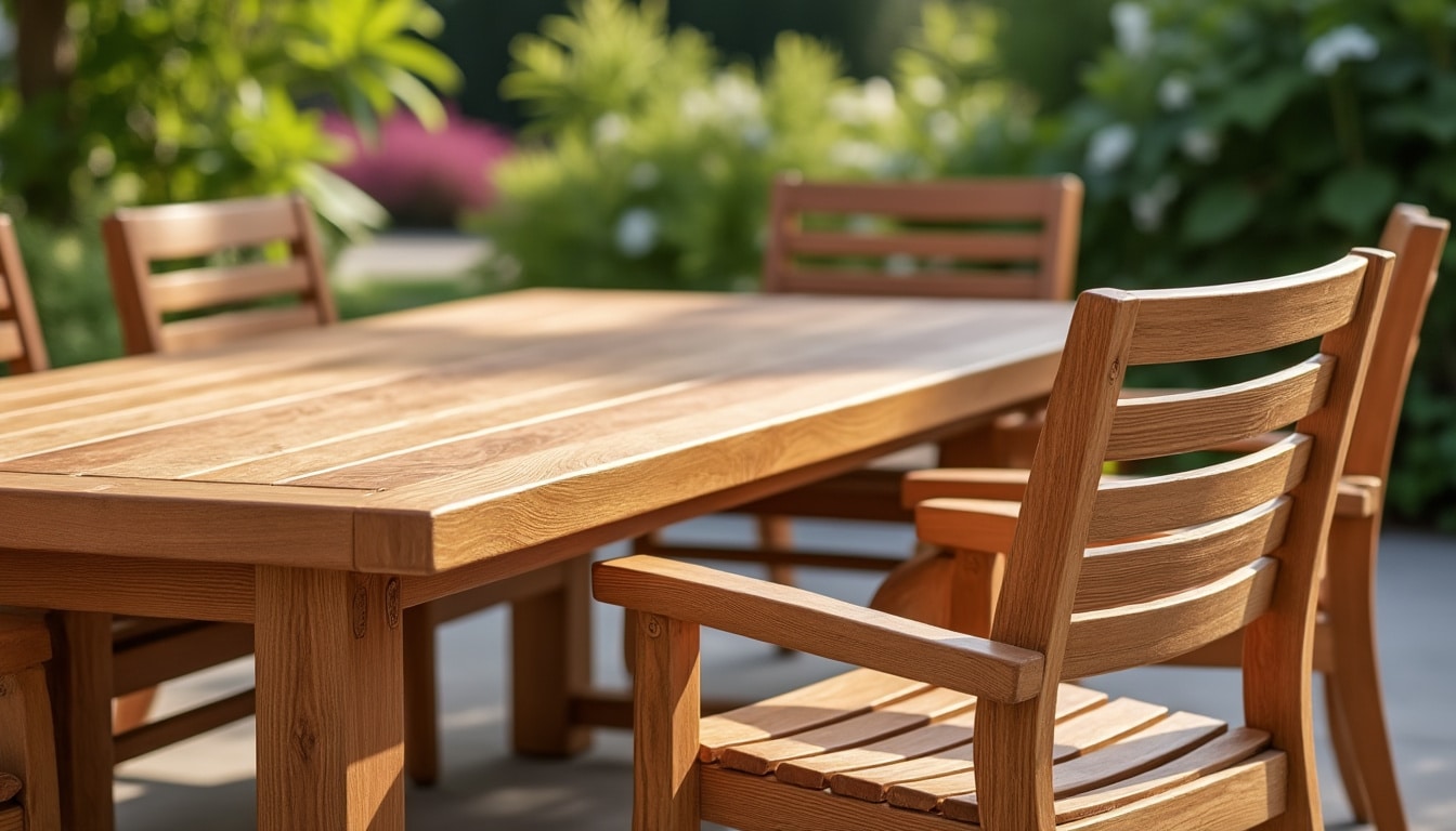 Mobilier en teck : ce qui justifie son prix