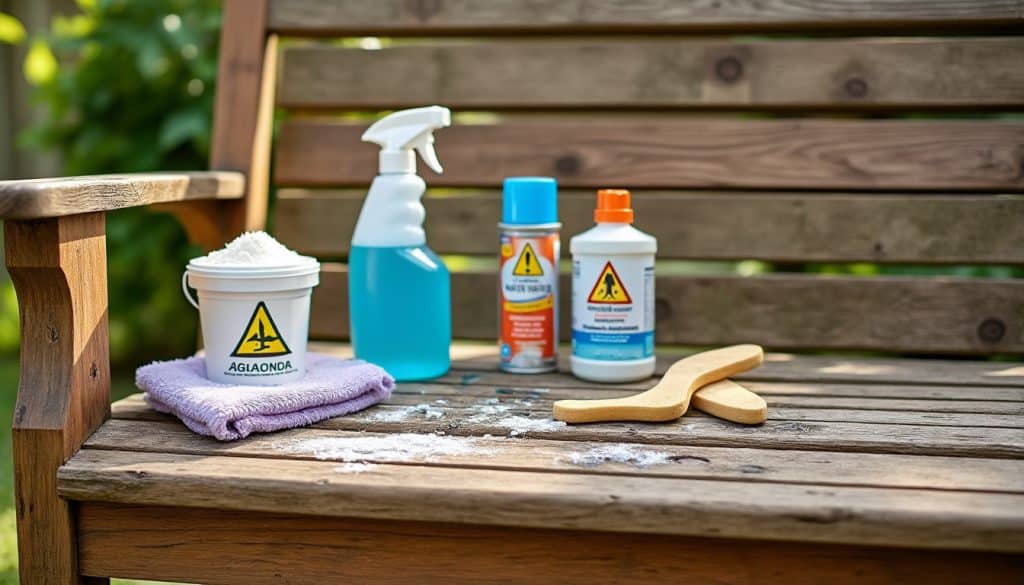 Nettoyer un meuble de jardin en bois : les produits à éviter