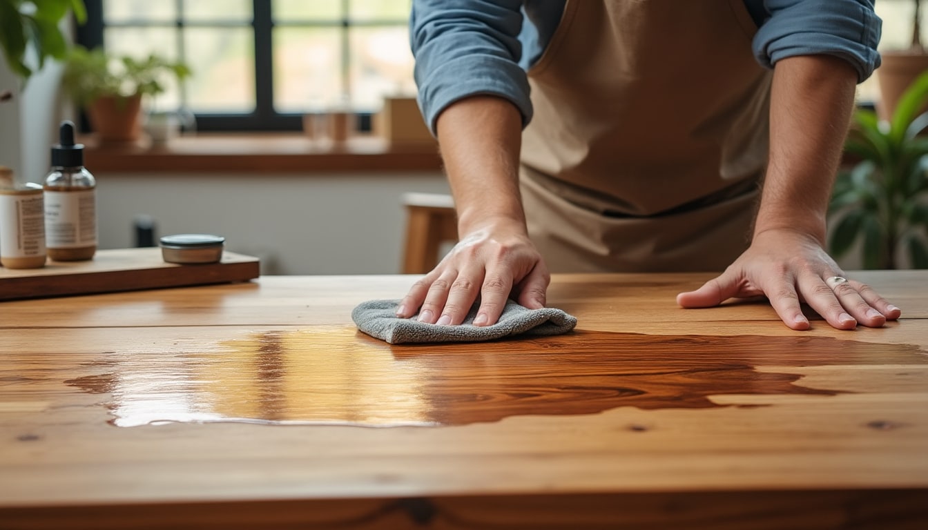 Comment appliquer une finition sur un meuble en teck